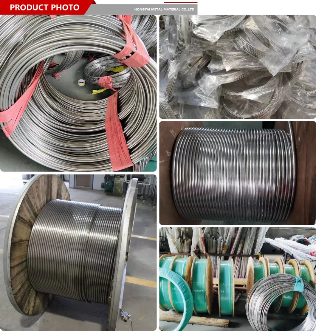 Stainless Steel Pipe Coil 201 304 430 Coil Hollow Stainless Steel Tubing Coil